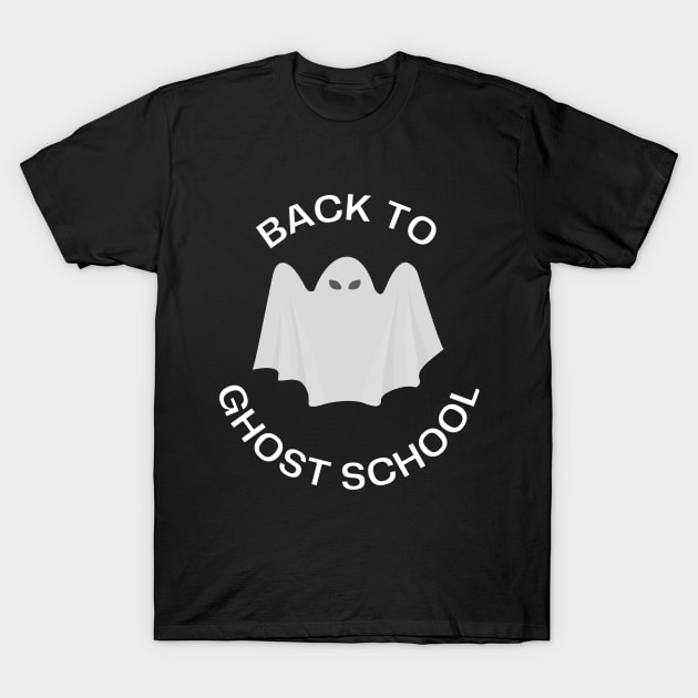 Back To Ghost School Halloween T-Shirt by Craft With Me